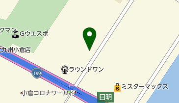 株式会社ニシイ北九州支店 第一グループの地図画像