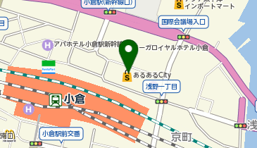 ジャングル小倉店の地図画像