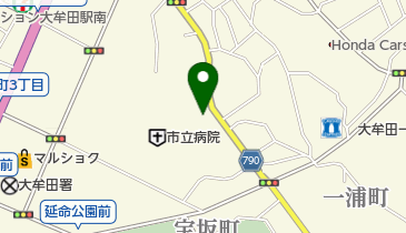 大牟田市役所 市民協働部 人権・同和・男女共同参画課の地図画像