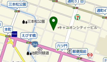 いち焼とりの地図画像