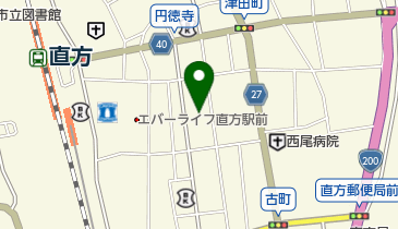 直方囲碁クラブの地図画像