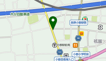 マージャン倶楽部雀の地図画像