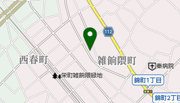 訪問マッサージわかばの地図画像