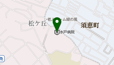 グループホーム水戸の地図画像