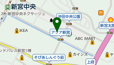 新宮町役場 アクア新宮の地図画像