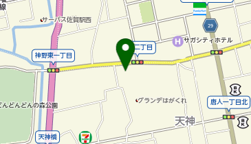 eクレジット佐賀支店の地図画像