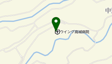 高城病院デイケアウイングの地図画像