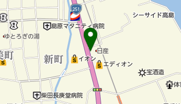 アフラックサービスショップ島原店の地図画像