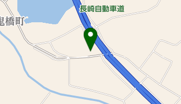 蒼い自動車の地図画像