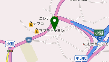 ミート販売黒牛の地図画像