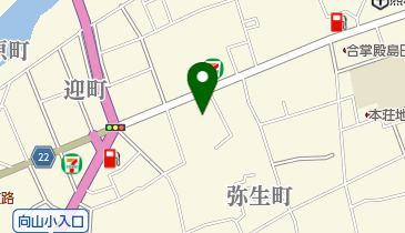 竜之介動物病院の地図画像