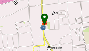 熊本整体療院の地図画像