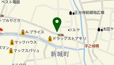 風天堂治療院の地図画像