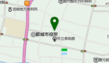 都城市 中央公民館の地図画像
