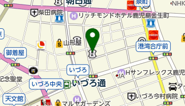 鹿児島県信用金庫協会の地図画像