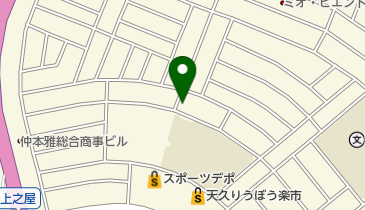 あすなろそろばん教室あめく教室の地図画像