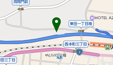 八幡板金工業株式会社の地図画像