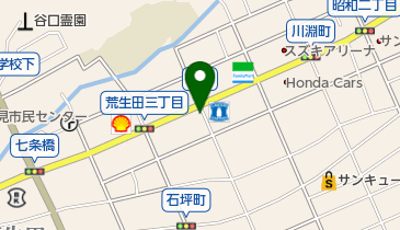 一の鳥八幡七条店の地図画像