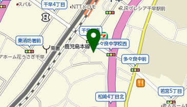 アトリエ木下千早店の地図画像