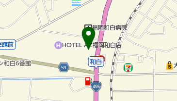 CANDYBOX和白店の地図画像