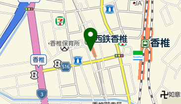 福岡市役所 こども未来局関係機関等 東区香椎子どもプラザの地図画像