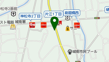 クリスタやじまやクリーニングの地図画像