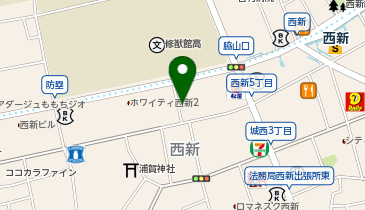 コアハウス西新店の地図画像