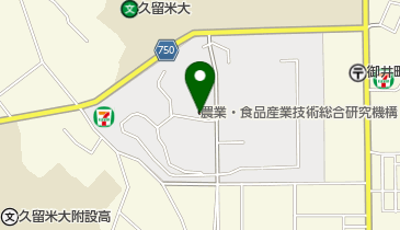 九州沖縄農業研究センター筑後久留米研究拠点野菜花き研究施設の地図画像