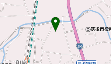 自立生活センターちくごの地図画像