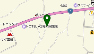 朝日機材株式会社宗像管理センターの地図画像