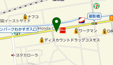 自在な整骨院・はりきゅう院の地図画像