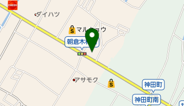 無法松甘木店の地図画像