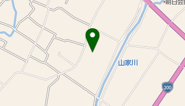 朝日西コミュニティーセンターの地図画像