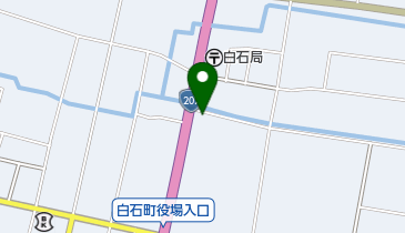 村岡総本舗白石店の地図画像