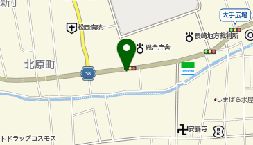 少林寺拳法・島原城南道院の地図画像