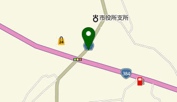 まつの整骨院の地図画像