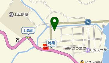 オリンピヤ会館浦桑店の地図画像