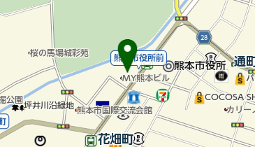 第一学院高等学校熊本キャンパスの地図画像