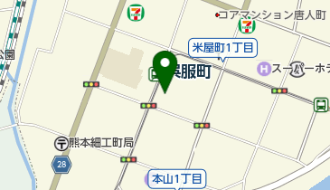 熊本県民共済生活協同組合の地図画像