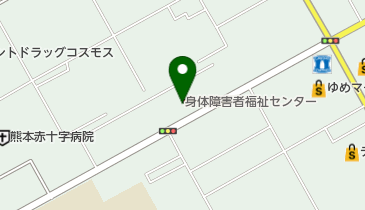 熊本県身体障害者福祉センターの地図画像