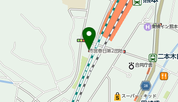 熊本市役所 西区役所 西区役所関係機関 春日地域コミュニティセンターの地図画像