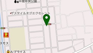 さくら通り食通の地図画像