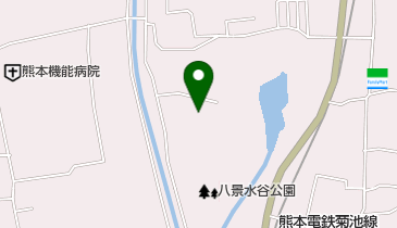 熊本市水の科学館の地図画像