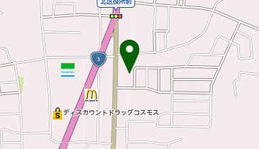 植木きさらぎ薬局の地図画像