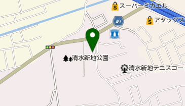 熊本市役所 北区役所 北区役所関係機関 麻生田地域コミュニティセンターの地図画像