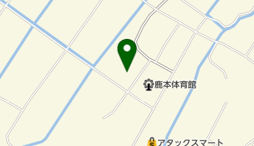 鹿本学習館の地図画像