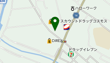 焼肉なべしま松橋店の地図画像