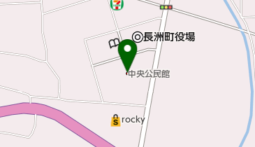 長洲町中央公民館の地図画像