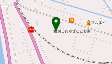 長洲保育所の地図画像