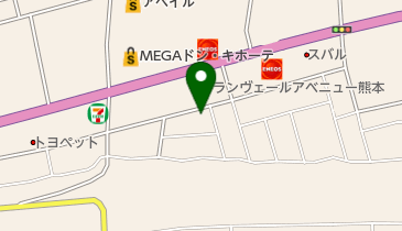 ブランヴェールアベニュー熊本の地図画像